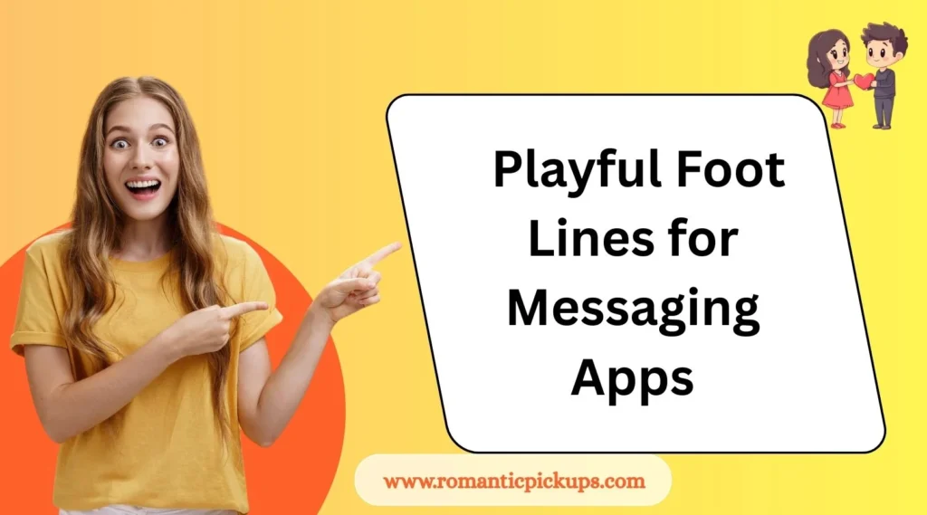  Playful Foot Lines for Messaging Apps