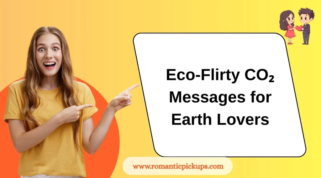 Eco-Flirty CO₂ Messages for Earth Lovers