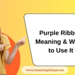Purple Ribbon Meaning & When to Use It