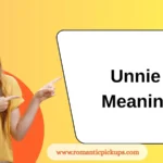 Unnie Meaning